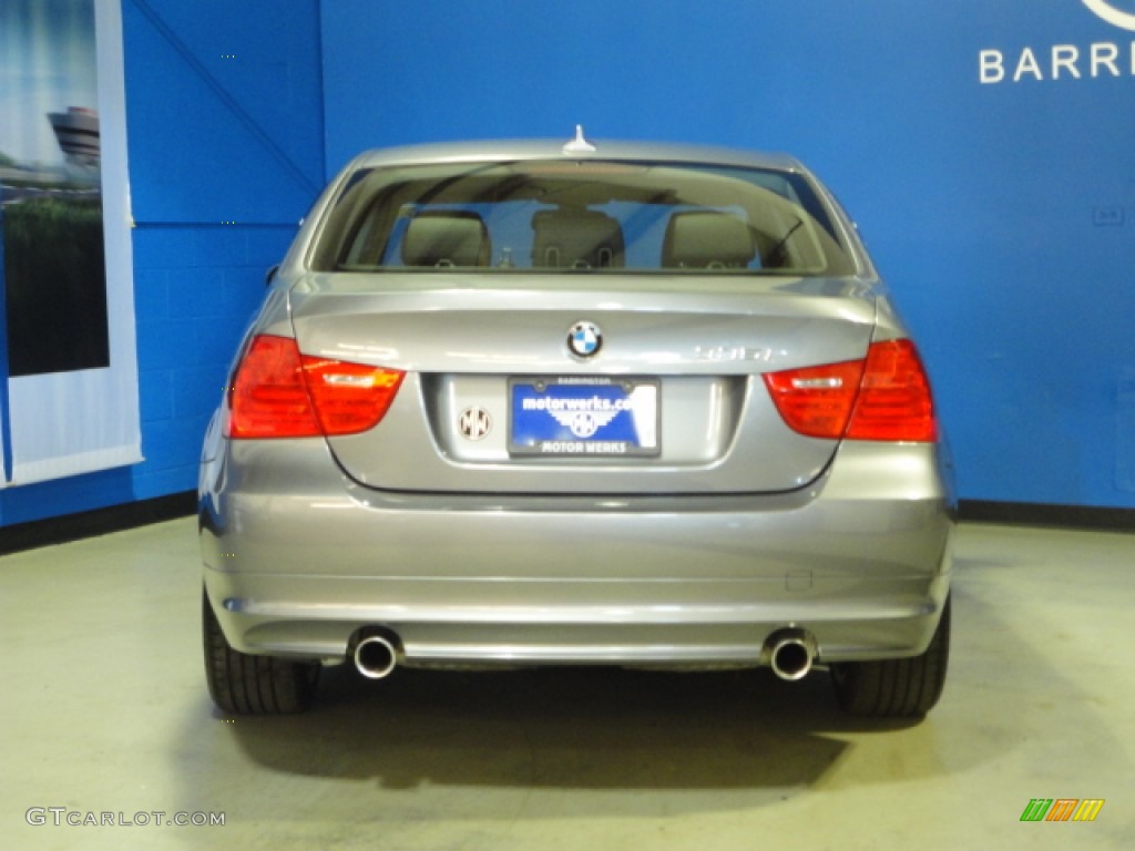 2011 3 Series 335i xDrive Sedan - Space Gray Metallic / Black Dakota Leather photo #7