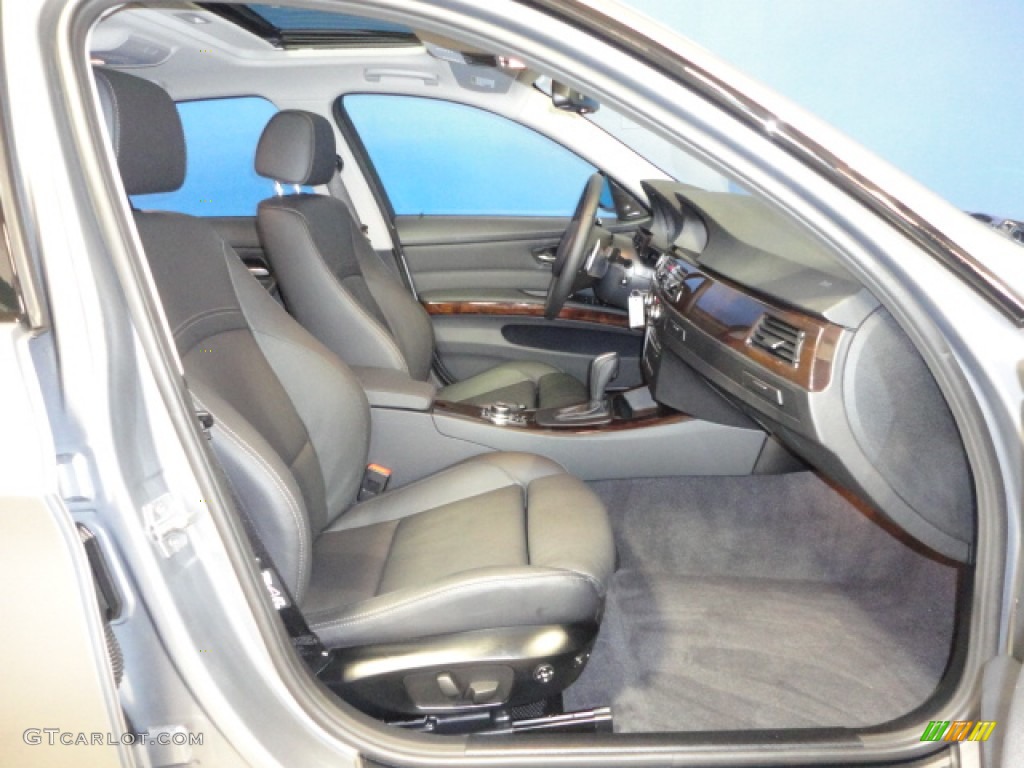 2011 3 Series 335i xDrive Sedan - Space Gray Metallic / Black Dakota Leather photo #25