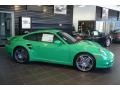 2009 Green Paint to Sample Porsche 911 Turbo Coupe  photo #3