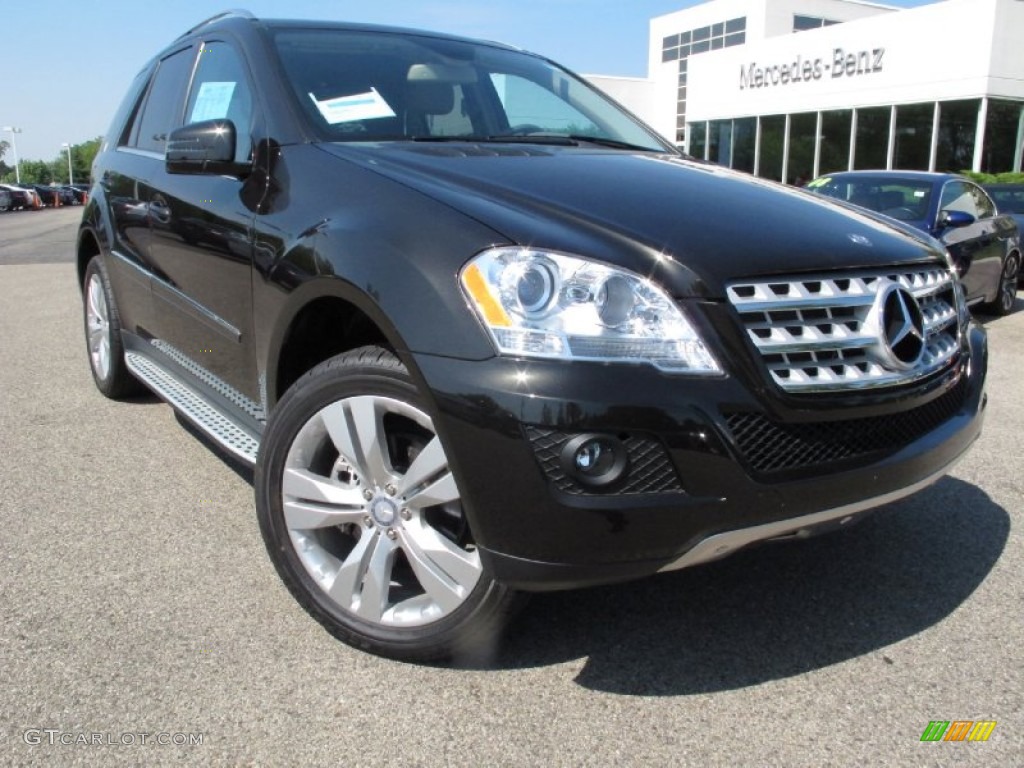 Verde Brook Metallic 2011 Mercedes-Benz ML 350 4Matic Exterior Photo #65722210