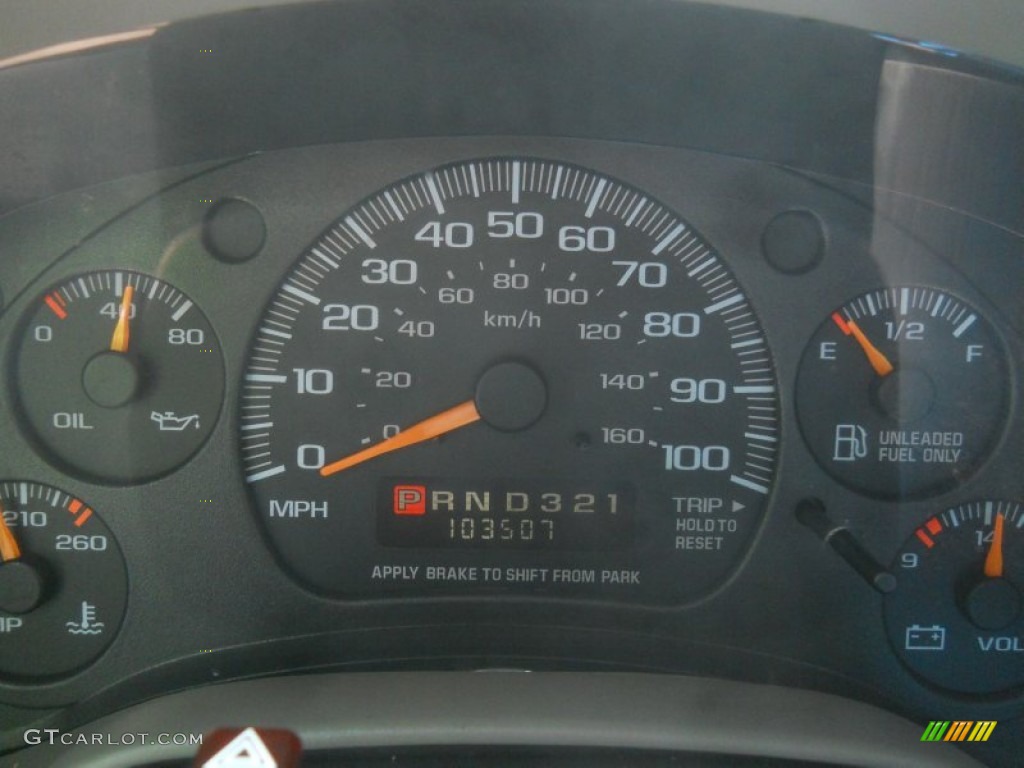 2005 GMC Safari SLE AWD Gauges Photos