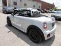 White Silver Metallic 2012 Mini Cooper John Cooper Works Roadster Exterior