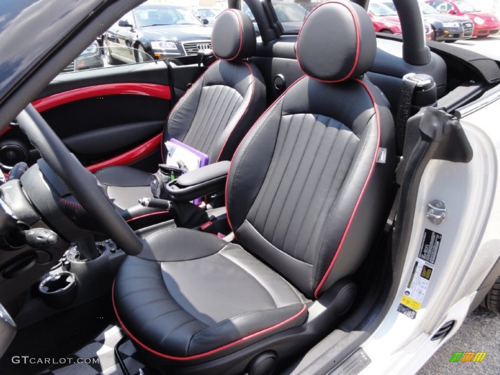 2012 Mini Cooper John Cooper Works Roadster Front Seat Photo #65722985