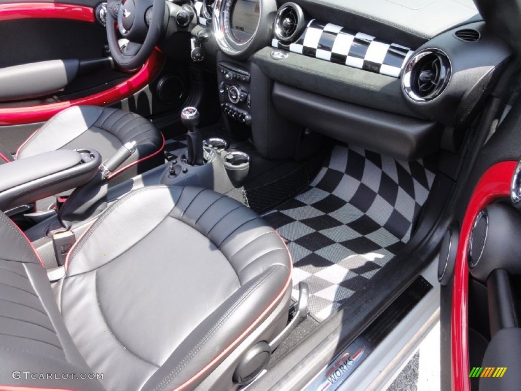 Lounge Championship Red Interior 2012 Mini Cooper John Cooper Works Roadster Photo #65722994