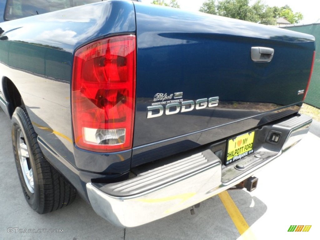 2003 Ram 1500 SLT Regular Cab - Patriot Blue Pearl / Dark Slate Gray photo #20