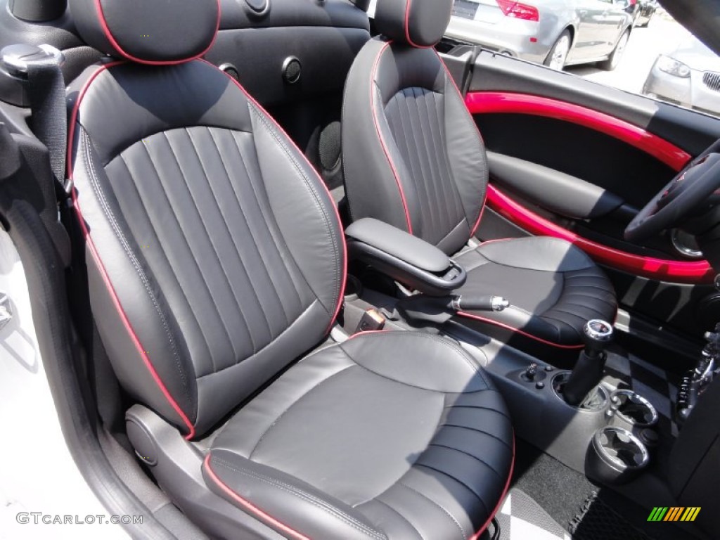 2012 Mini Cooper John Cooper Works Roadster Front Seat Photo #65723027