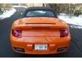 2009 Orange Paint to Sample Porsche 911 Turbo Cabriolet  photo #4