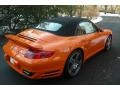 2009 Orange Paint to Sample Porsche 911 Turbo Cabriolet  photo #5