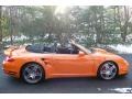 2009 Orange Paint to Sample Porsche 911 Turbo Cabriolet  photo #6