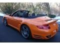 2009 Orange Paint to Sample Porsche 911 Turbo Cabriolet  photo #9