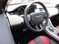 Dynamic Ebony/Pimento 2012 Land Rover Range Rover Evoque Coupe Dynamic Steering Wheel