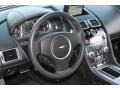 2009 Aston Martin DB9 Obsidian Black Interior Steering Wheel Photo