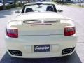 2009 Cream White Porsche 911 Turbo Cabriolet  photo #4