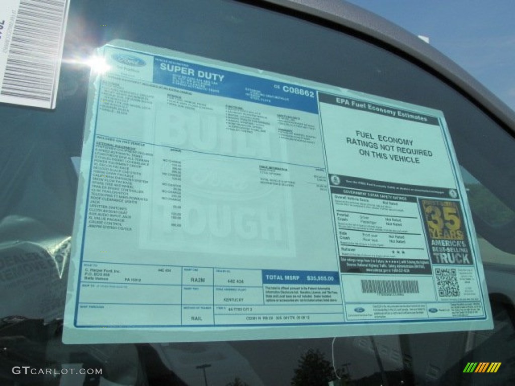 2012 F250 Super Duty XL Regular Cab 4x4 - Sterling Grey Metallic / Steel photo #6