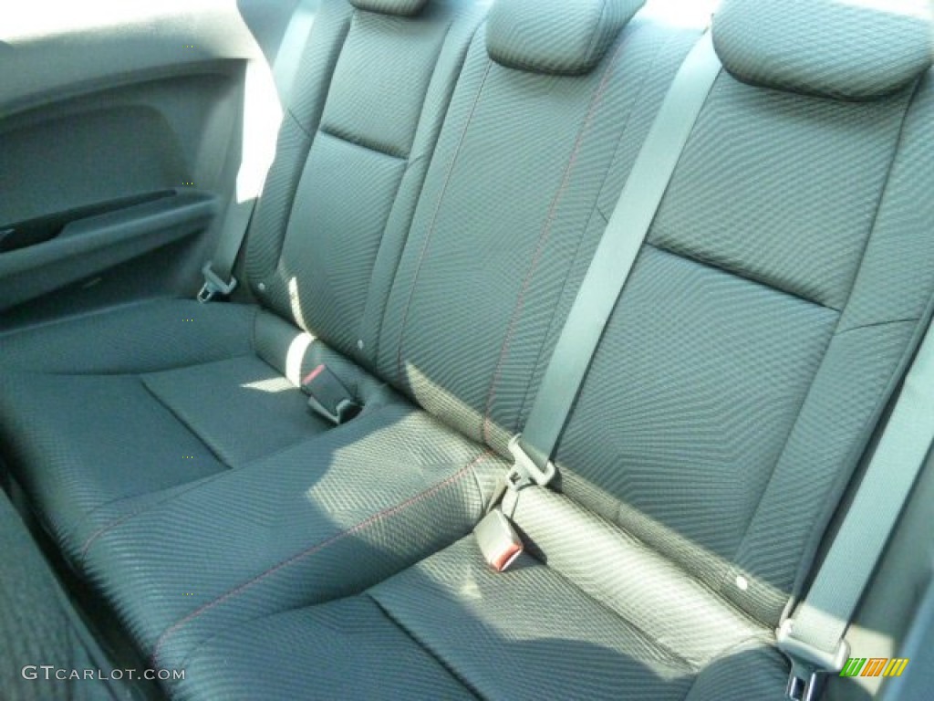Black Interior 2012 Honda Civic Si Coupe Photo #65725158