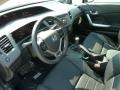 Black 2012 Honda Civic Si Coupe Interior Color