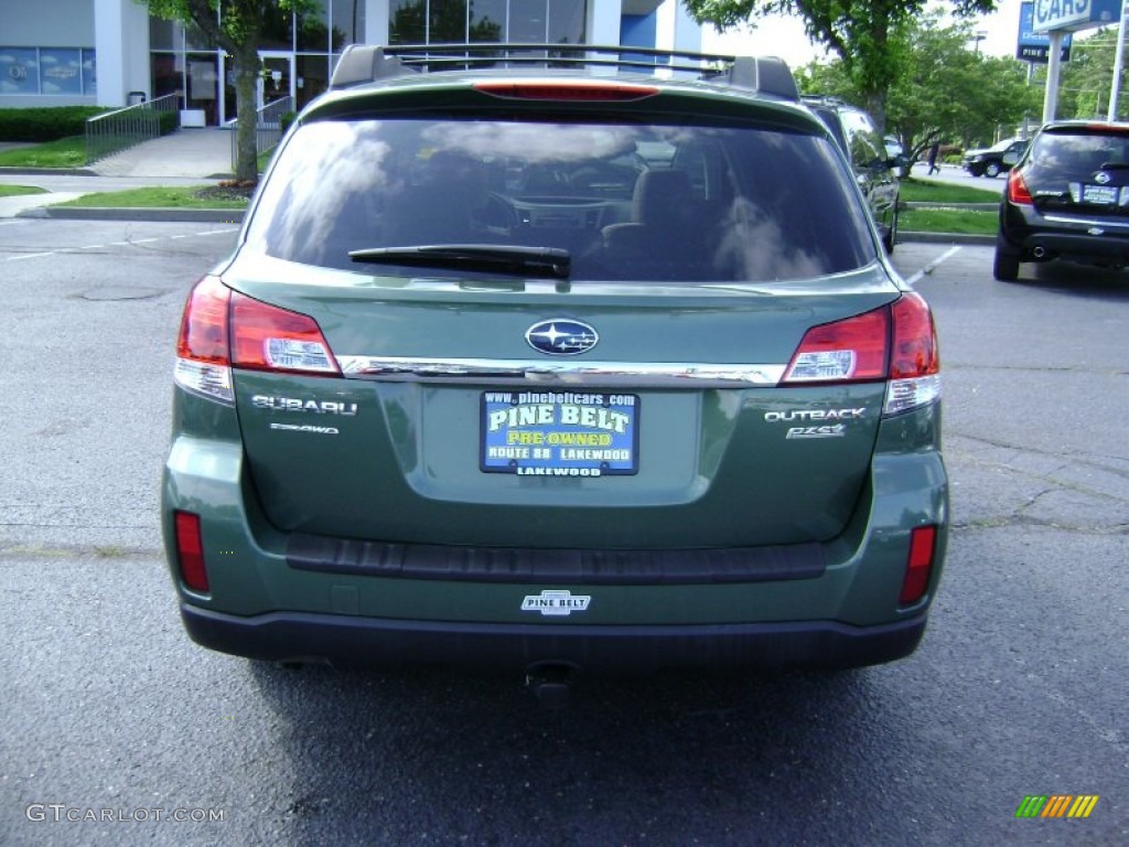 2010 Outback 2.5i Limited Wagon - Cypress Green Pearl / Warm Ivory photo #5