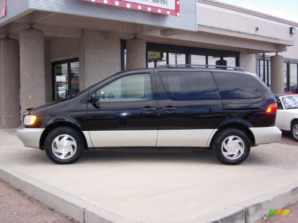 1998 Sienna XLE - Black / Gray photo #7