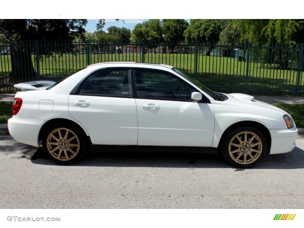 Aspen White 2004 Subaru Impreza WRX Sedan Exterior Photo #65726527