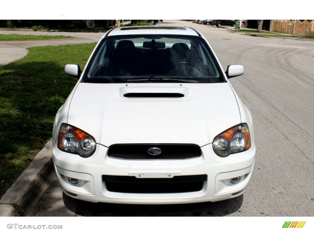 Aspen White 2004 Subaru Impreza WRX Sedan Exterior Photo #65726590