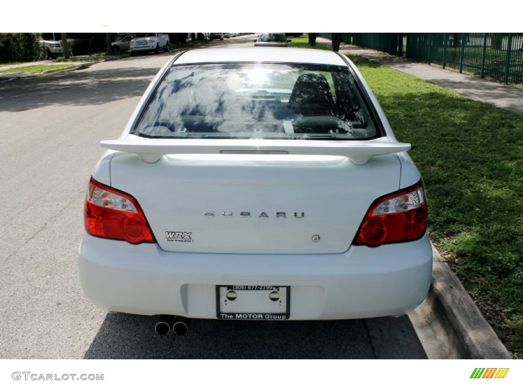 2004 Impreza WRX Sedan - Aspen White / Dark Gray photo #12