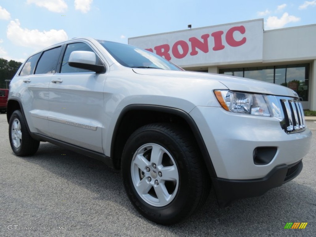 2012 Grand Cherokee Laredo X Package - Bright Silver Metallic / Black photo #1