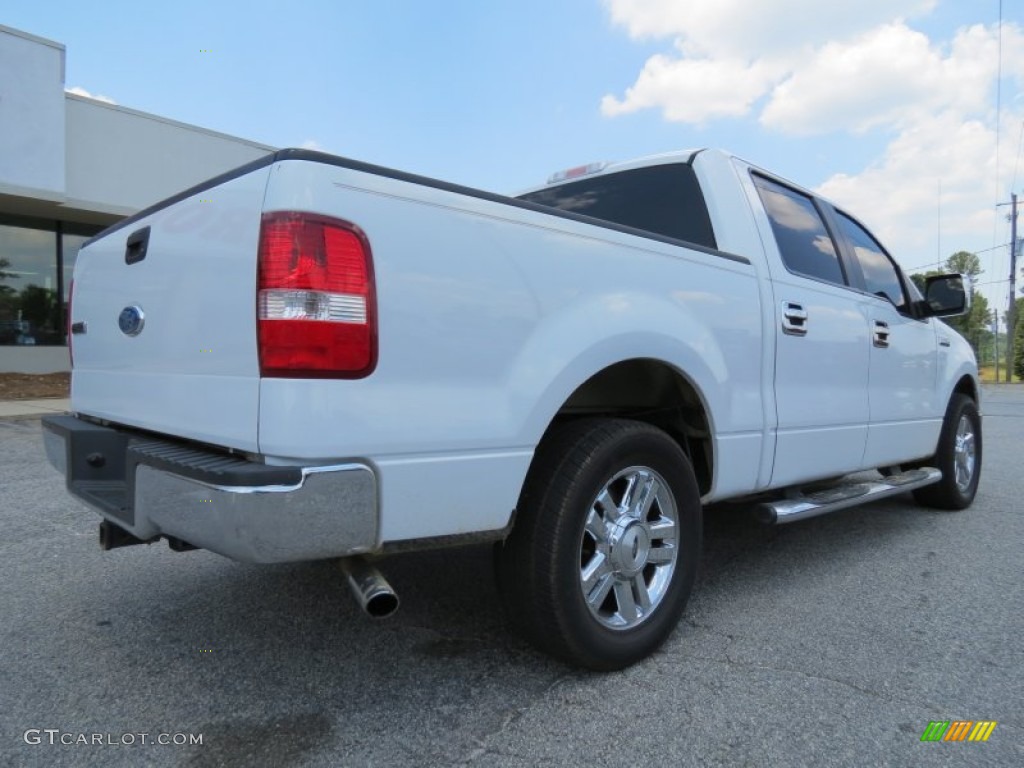 2006 F150 XLT SuperCrew - Oxford White / Tan photo #7