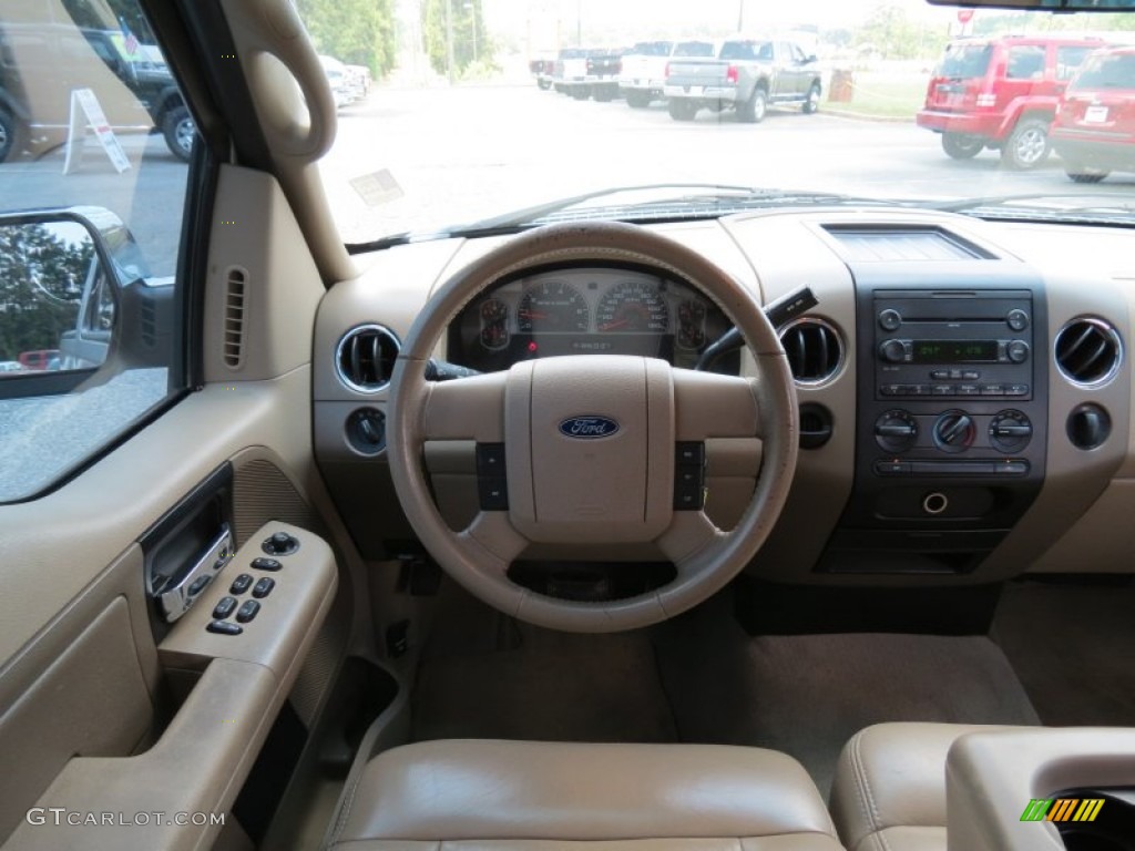 2006 F150 XLT SuperCrew - Oxford White / Tan photo #19