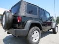 2012 Black Forest Green Pearl Jeep Wrangler Unlimited Sport S 4x4  photo #7