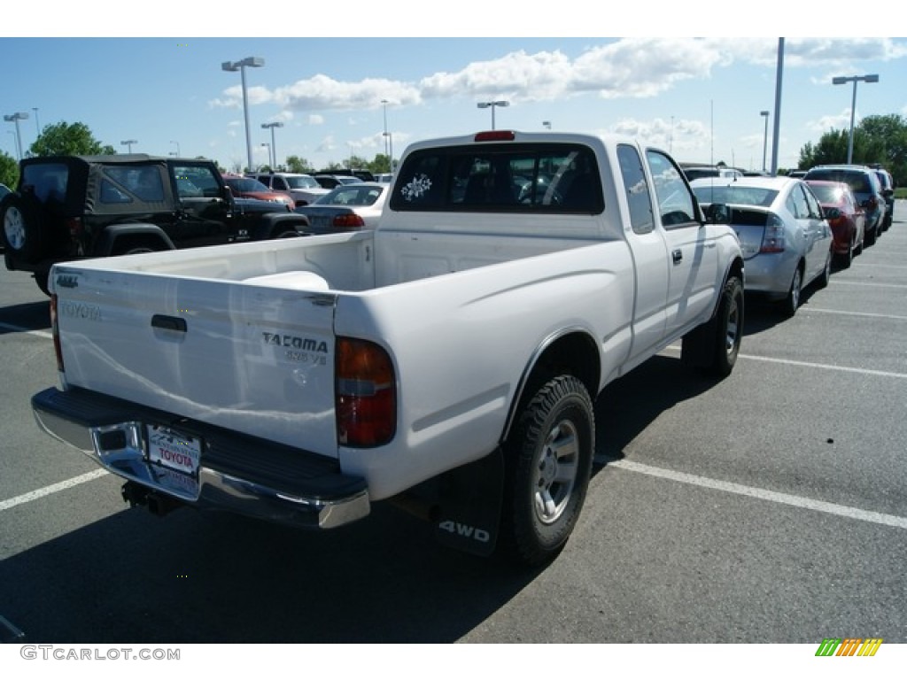1999 Tacoma SR5 Extended Cab 4x4 - Natural White / Oak photo #2