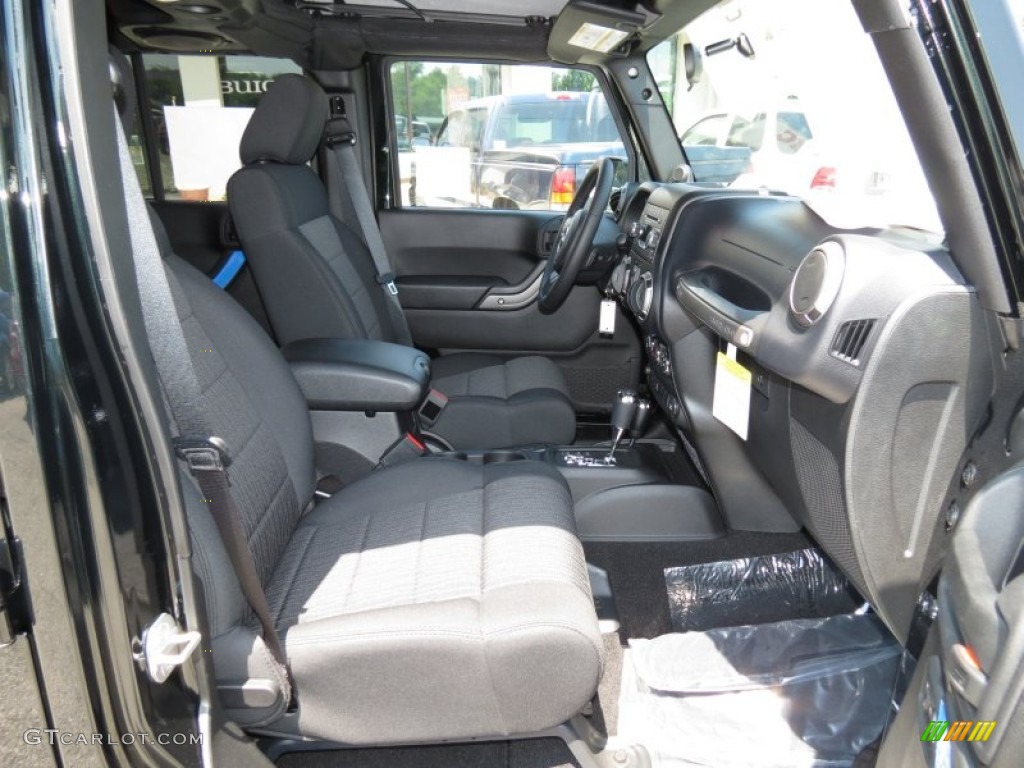 2012 Wrangler Unlimited Sport S 4x4 - Black Forest Green Pearl / Black photo #15