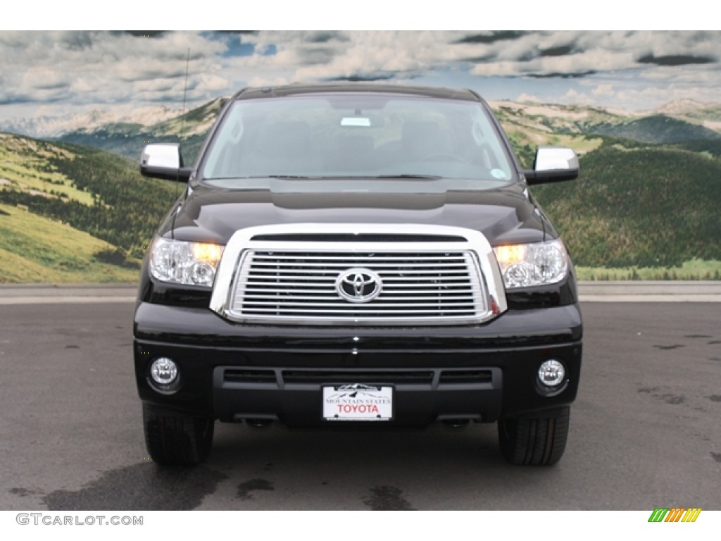 2012 Tundra Limited CrewMax 4x4 - Black / Graphite photo #2