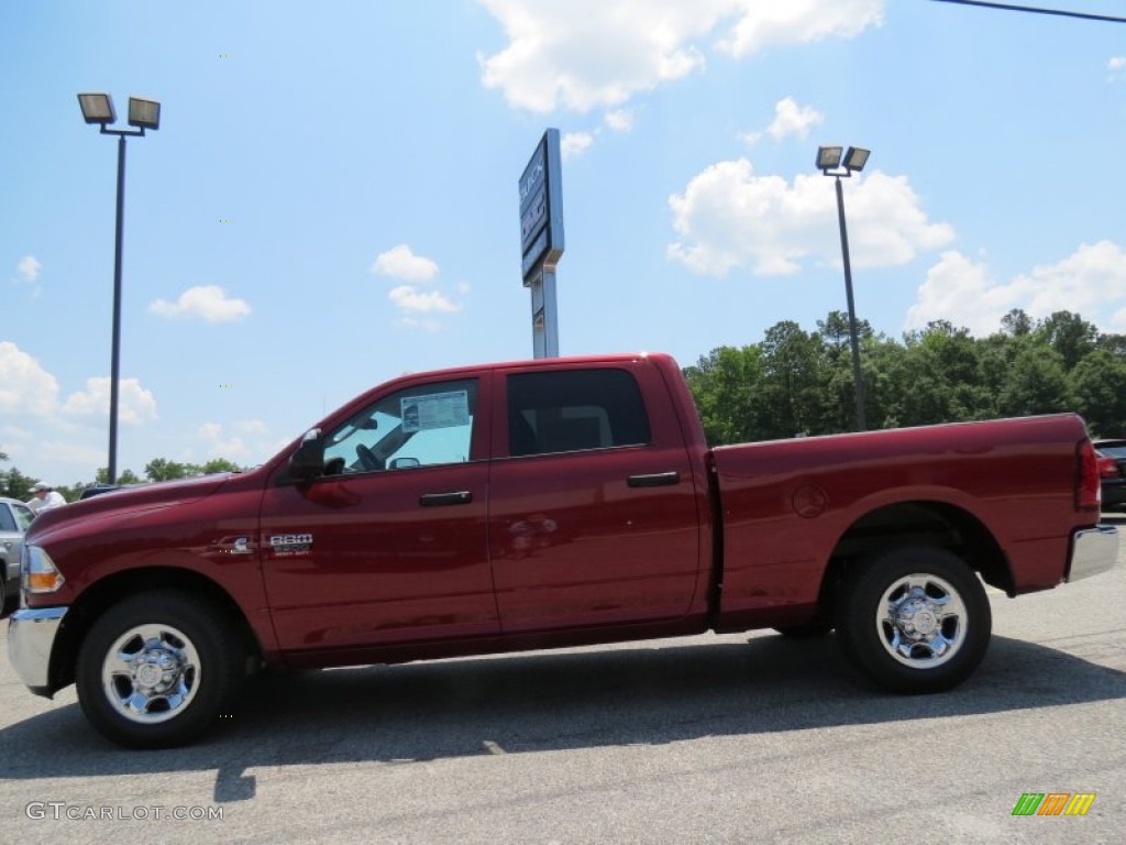 2012 Ram 2500 HD ST Crew Cab - Deep Cherry Red Crystal Pearl / Dark Slate/Medium Graystone photo #4