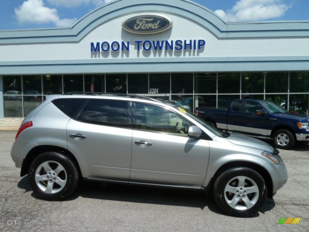 2005 Murano SL AWD - Sheer Silver Metallic / Cafe Latte photo #1