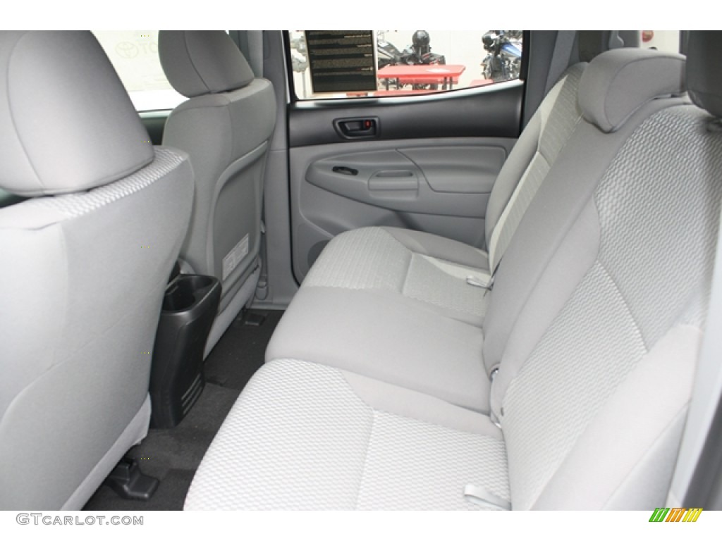 2012 Tacoma V6 TRD Double Cab 4x4 - Super White / Graphite photo #6