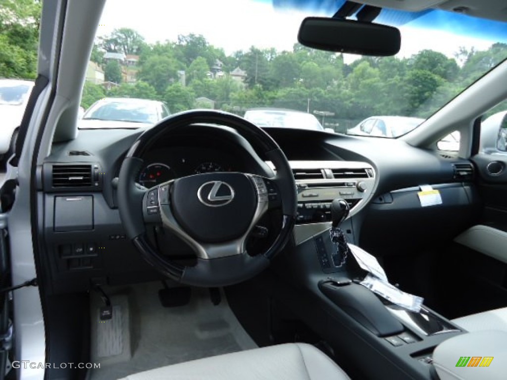 2013 RX 450h AWD - Silver Lining Metallic / Light Gray/Ebony Birds Eye Maple photo #12