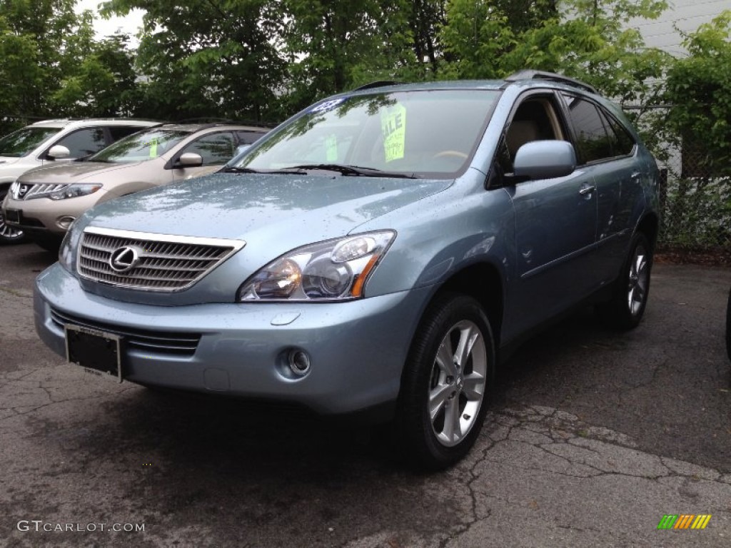 2008 RX 400h AWD Hybrid - Breakwater Blue Metallic / Ivory photo #1