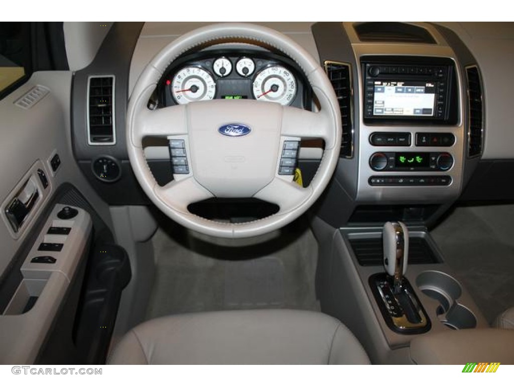 2007 Ford Edge SEL Plus AWD Medium Light Stone Dashboard Photo #65731945