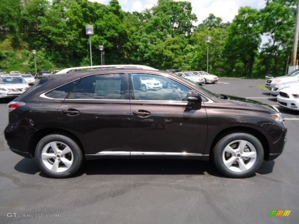 2013 RX 350 AWD - Fire Agate Pearl / Saddle Tan/Espresso Birds Eye Maple photo #5