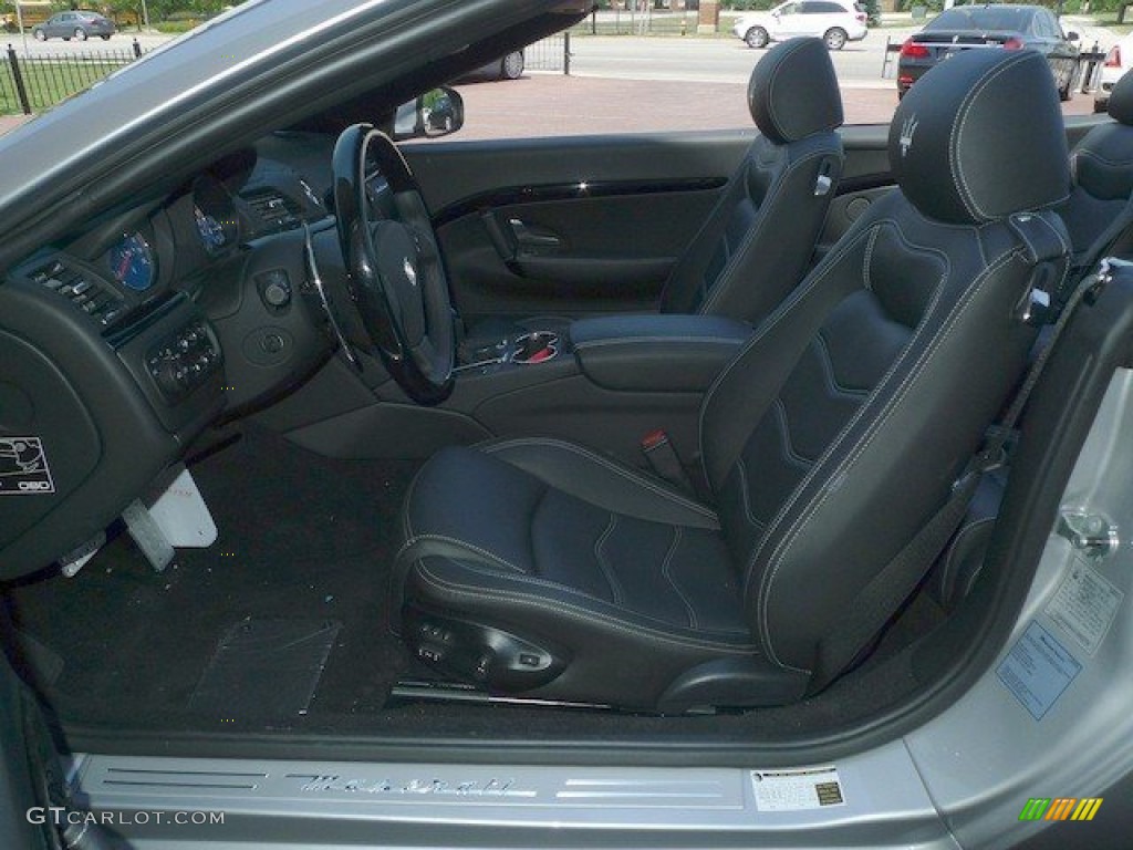 Nero Interior 2012 Maserati GranTurismo Convertible GranCabrio Sport Photo #65734084