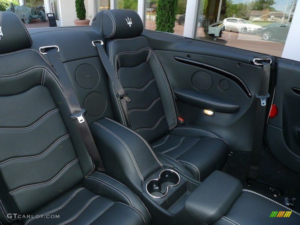 Nero Interior 2012 Maserati GranTurismo Convertible GranCabrio Sport Photo #65734132