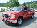 Fire Red - Sierra 1500 SLE Extended Cab 4x4 Photo No. 2