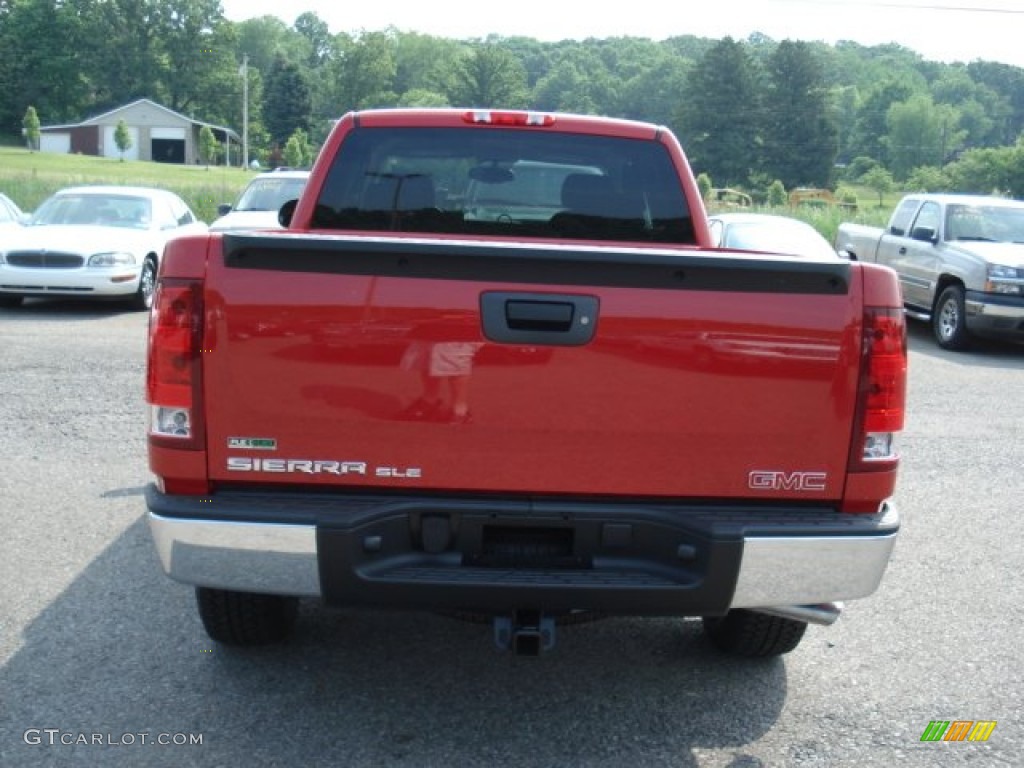 2012 Sierra 1500 SLE Extended Cab 4x4 - Fire Red / Ebony photo #7