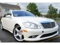 Arctic White 2009 Mercedes-Benz S 550 4Matic Sedan Exterior