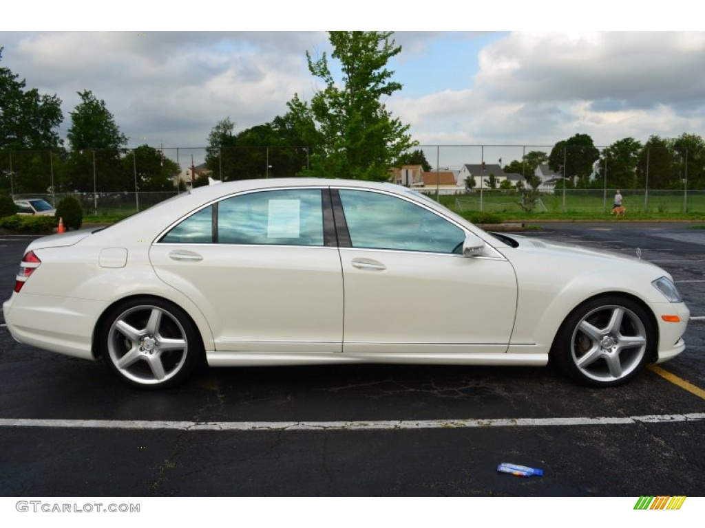 Arctic White 2009 Mercedes-Benz S 550 4Matic Sedan Exterior Photo #65738110