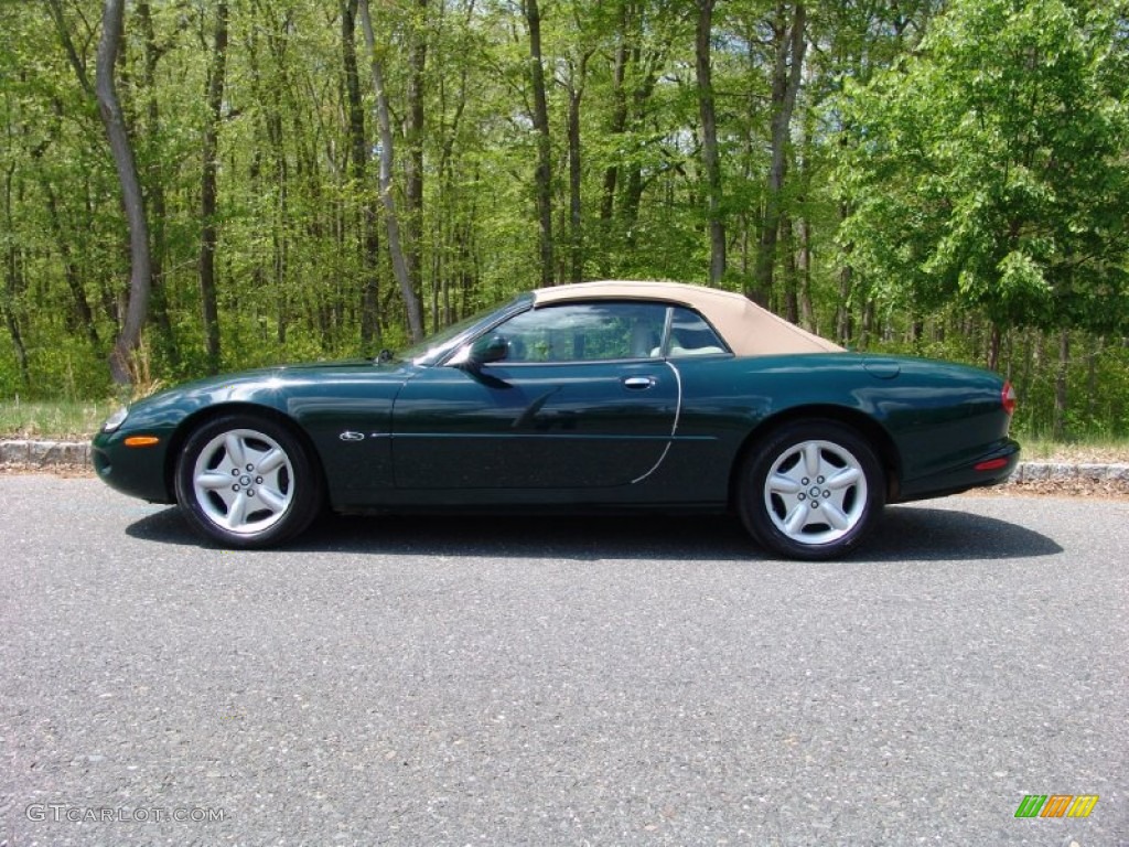 British Racing Green 1999 Jaguar XK XK8 Convertible Exterior Photo #65738263