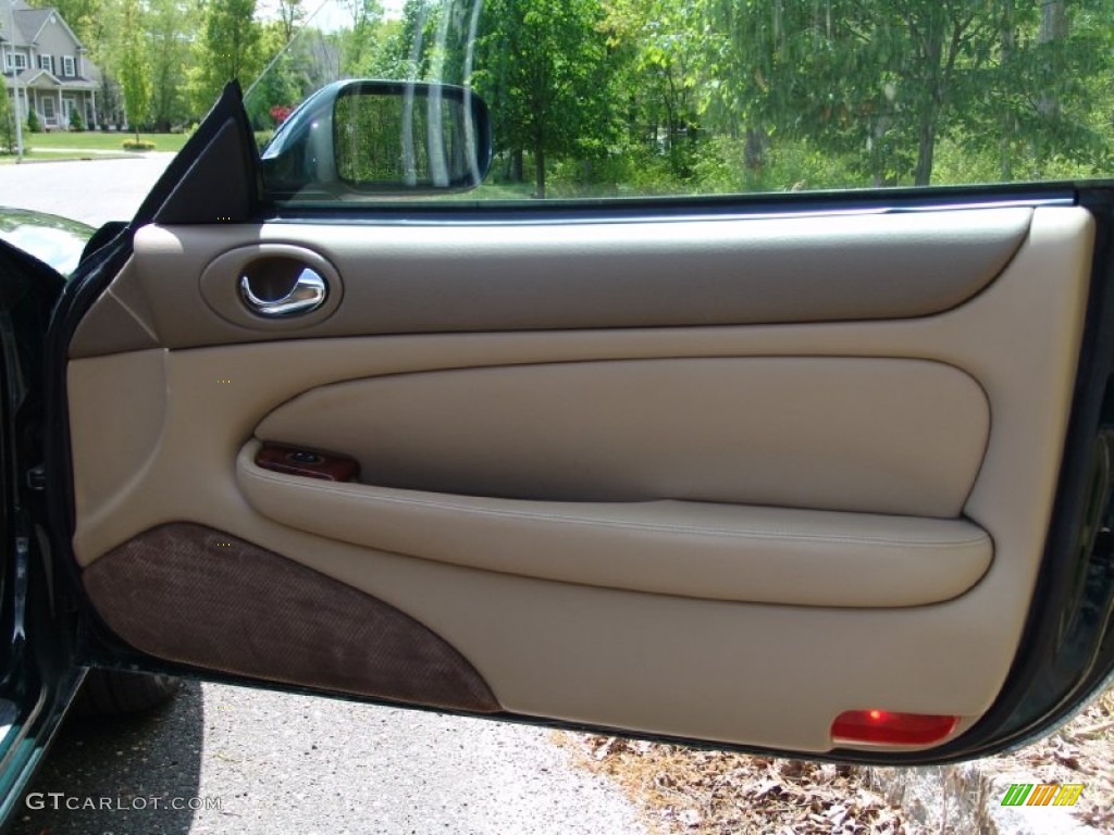 1999 Jaguar XK XK8 Convertible Cashmere Door Panel Photo #65738287