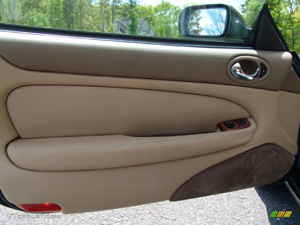 1999 Jaguar XK XK8 Convertible Cashmere Door Panel Photo #65738293