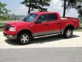 2005 Bright Red Ford F150 XLT SuperCrew 4x4  photo #9