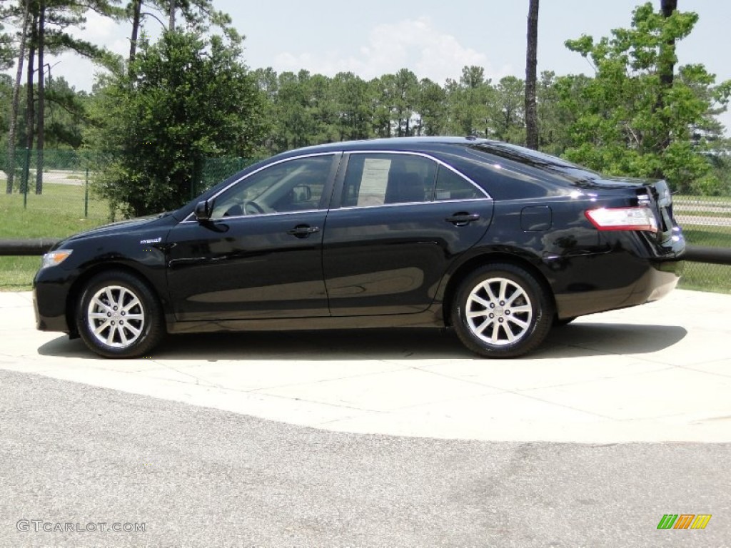 2011 Camry Hybrid - Black / Ash photo #7